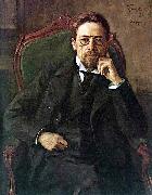Osip Braz Portrait of Anton Pavlovich Chekhov oil on canvas